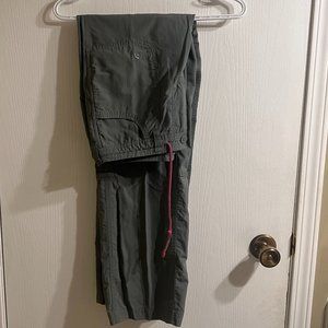 The North Face pants, grey, size 6.